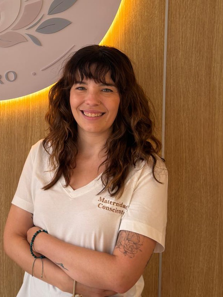 Andrea Carrillo, fisioterapeuta de suelo pélvico en el Centro Maternidad Consciente